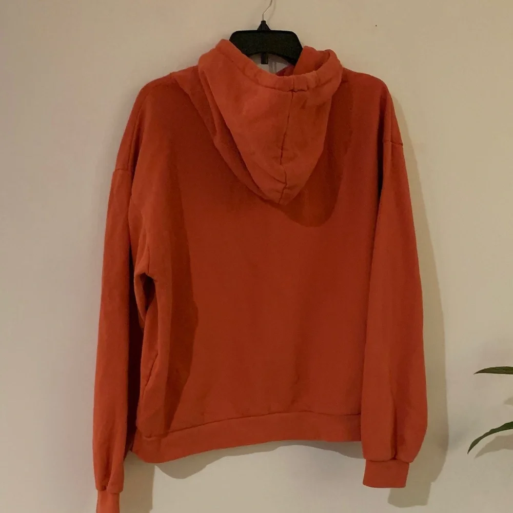 Billie Eilish Orange Graphic Hoodie Sweater - Preloved